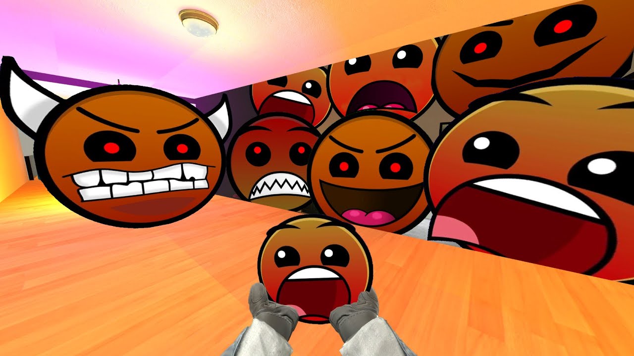 Saving ScreamFace From Geometry Dash 