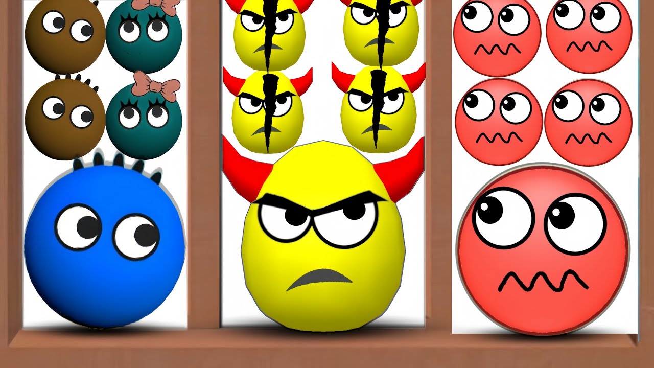 We Beat 3-Player Draw 2 Smash VS Hide ball Brain VS Lucky Balls 2048 Speedrun Gameplay #23 