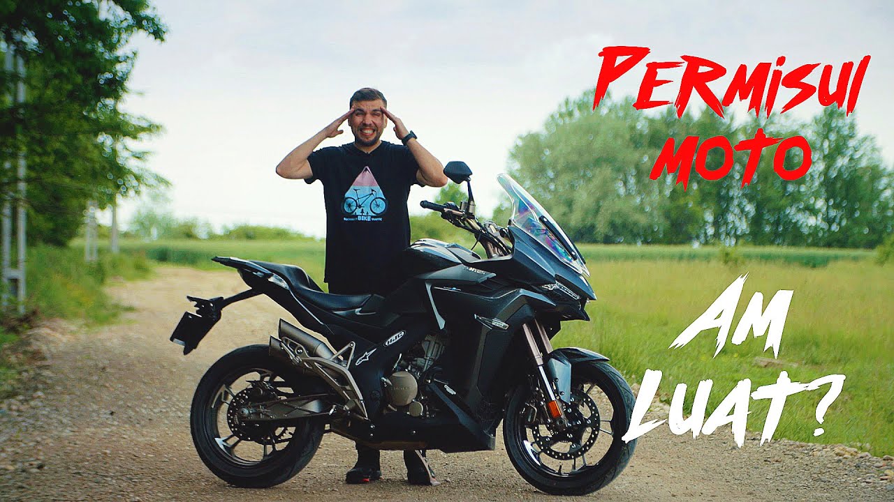 Emotii enorme la permisul moto - AM LUAT?