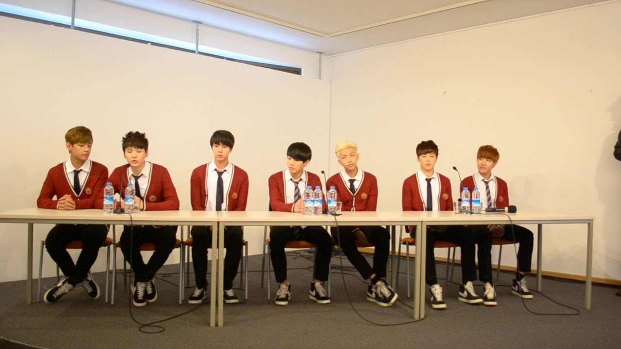 {Press Conference} BTS Berlin, Germany 