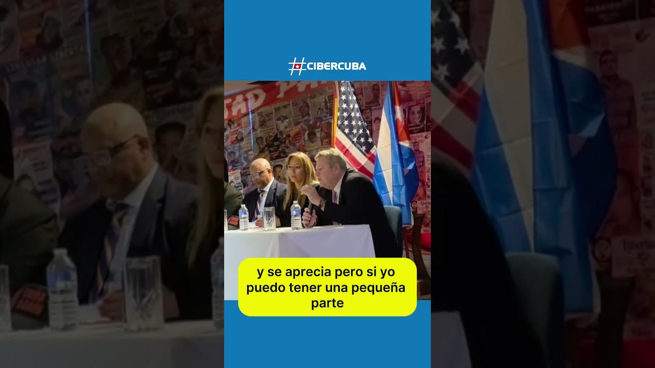 “El cambio en Cuba se va a realizar”, afirma Mike Hammer ante más de 100 cubanos en Madrid