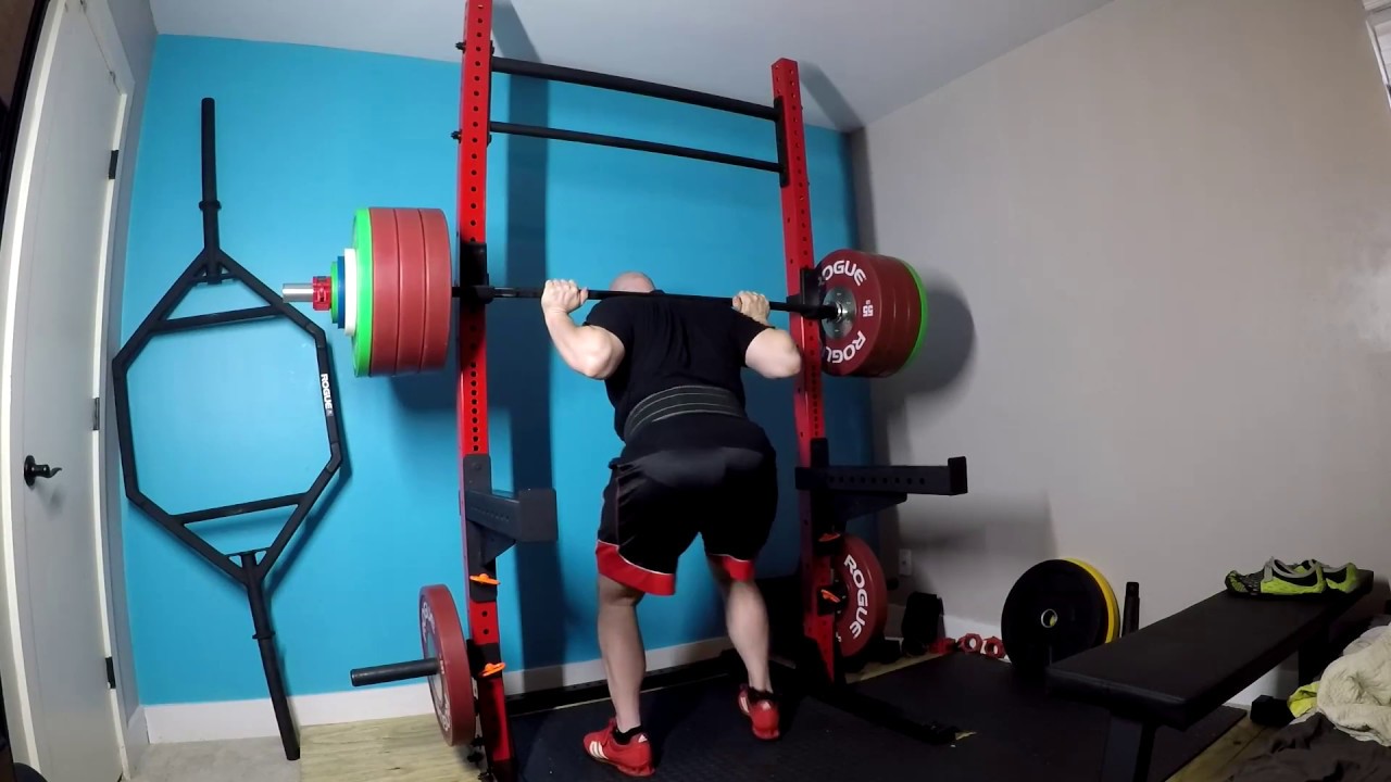 5-15-2018 Bulgarian Training - Squat , Bench, Chin Up, Press & Trap Bar Deadlift