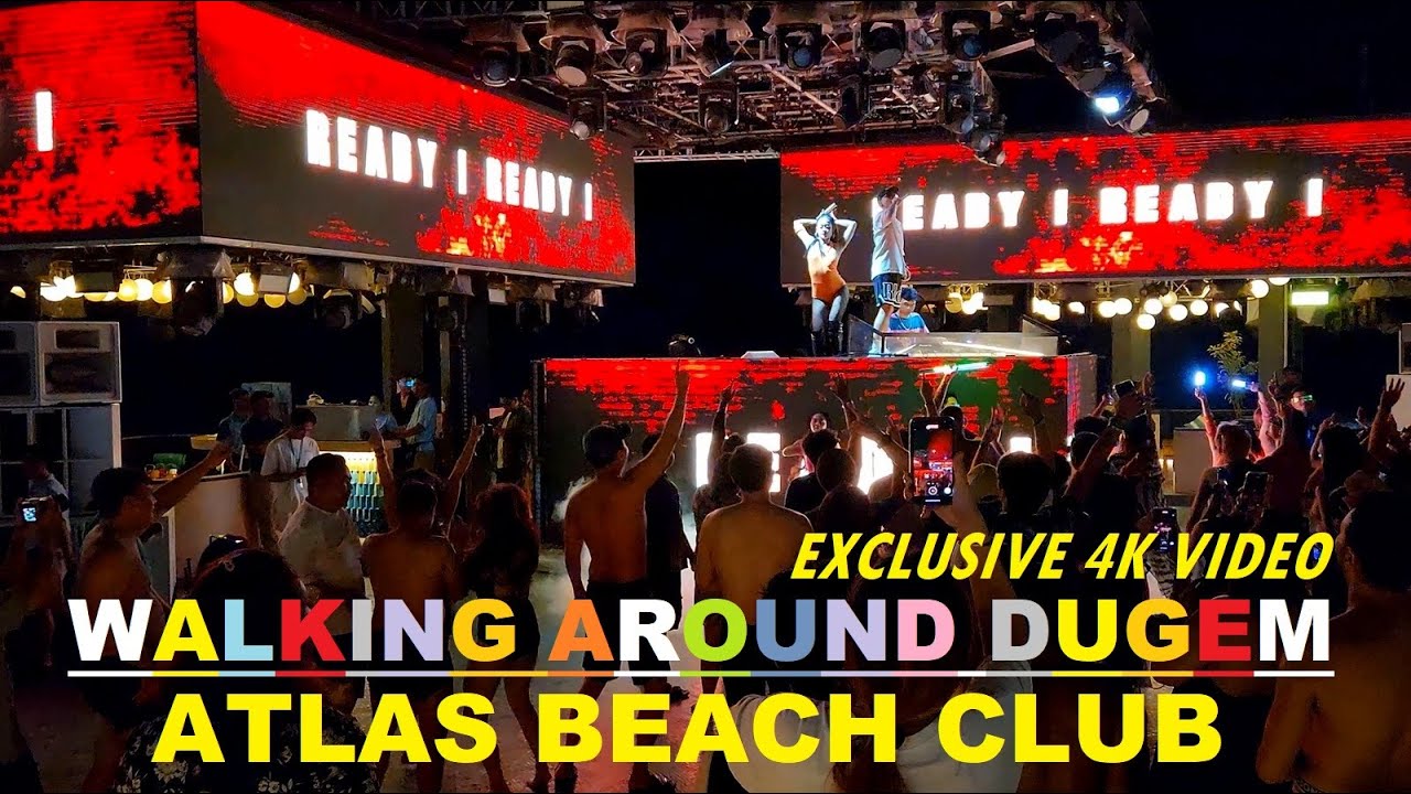 Walking Around Atlas Beach Fest Club Bali ❗ World's Biggest Beach Club & Night Club ‼Dugem di Bali ⁉
