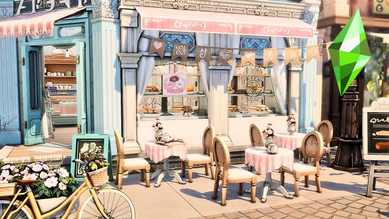 Tiny Bakery 🥐 | The Sims 4 - Speed Build (NO CC)