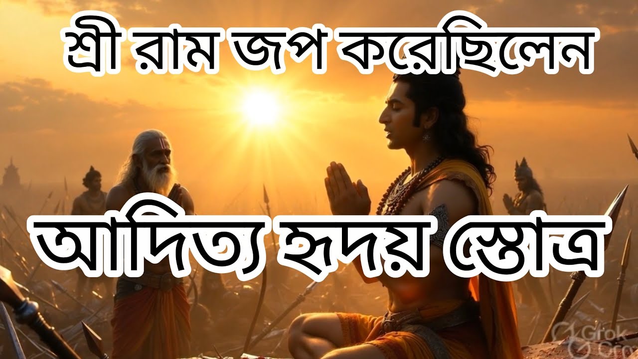 আদিত্য হৃদয় স্তোত্র | শক্তিশালী সূর্য স্তোত্র | শ্রী রাম জপ করেছিলেন আদিত্য হৃদয়