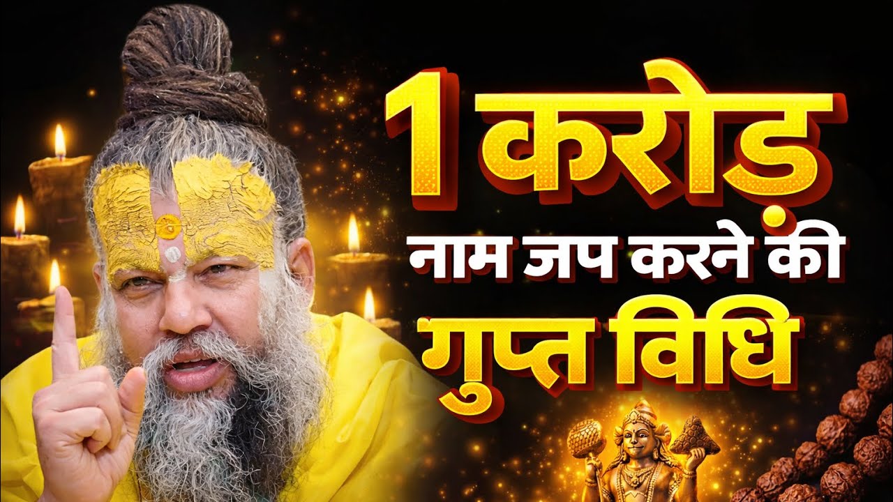 प्रेमानंद महाराज जी ने 1 करोड़ नाम जप करने की बतायी गुप्त विधि | PREMANAND JI PRAVACHAN