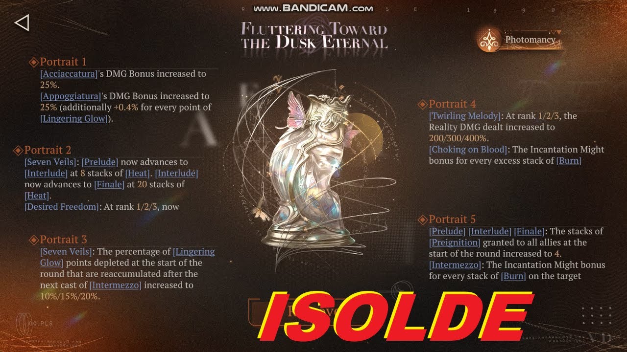 Reverse: 1999 | Euphoria (Ⅰ) for Isolde (DONE)