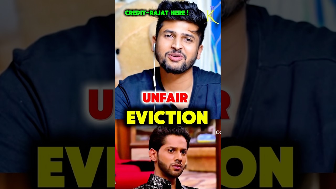 Unfair Eviction 😱🧠📈#bigboss19 #baseerali #baseerbob @RAJATPHERE