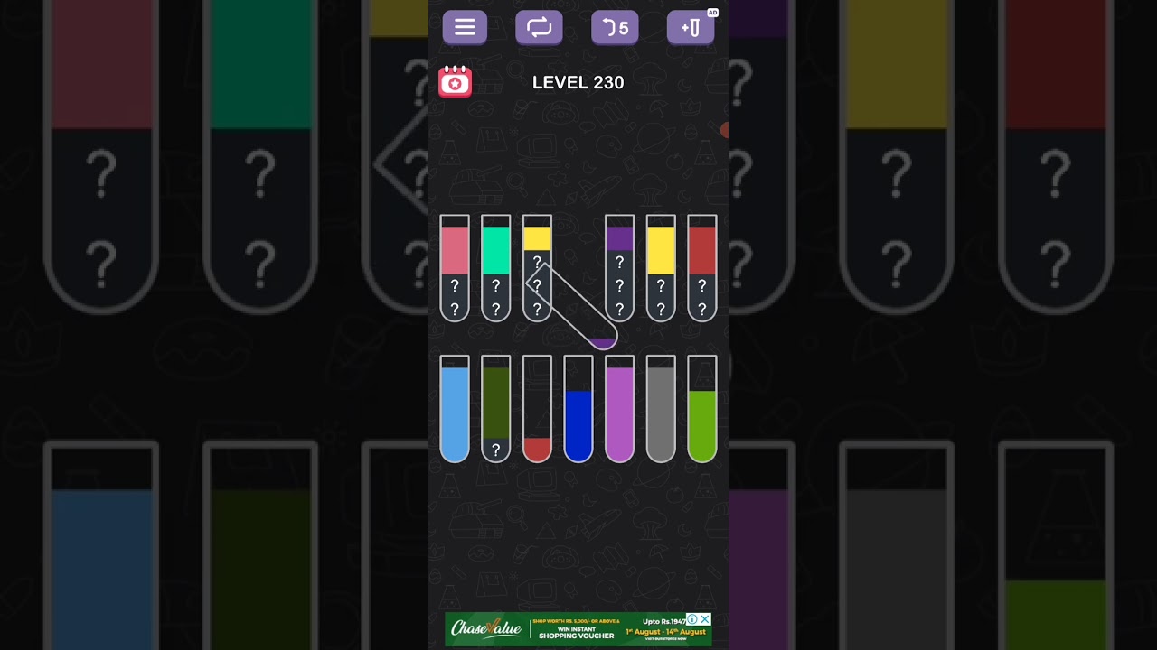 Water Sort Puzzle Sort Color Level 230
