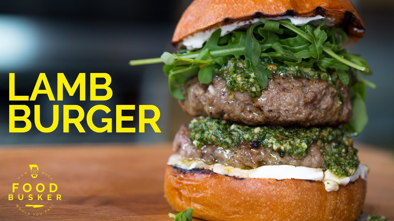 LAMB BURGER | with perfect ingredients | John Quilter