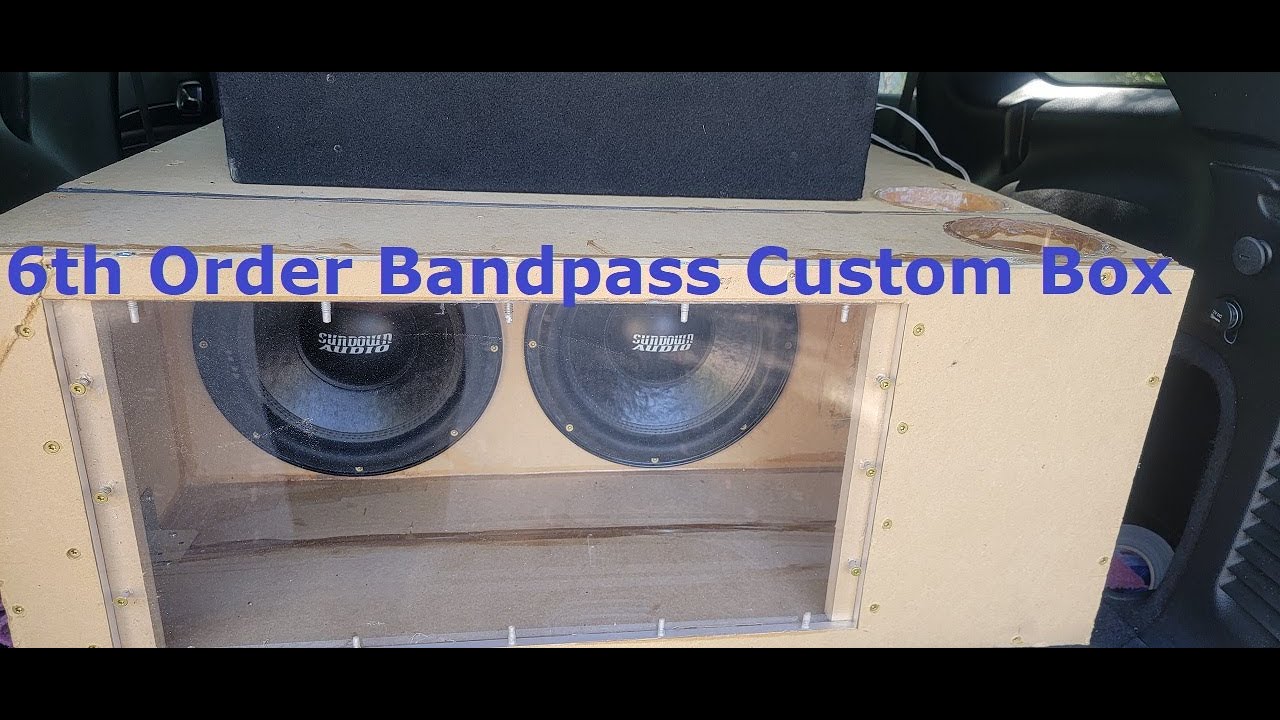 6th Order Bandpass Custom Box - Sundown 2400 Watts RMS