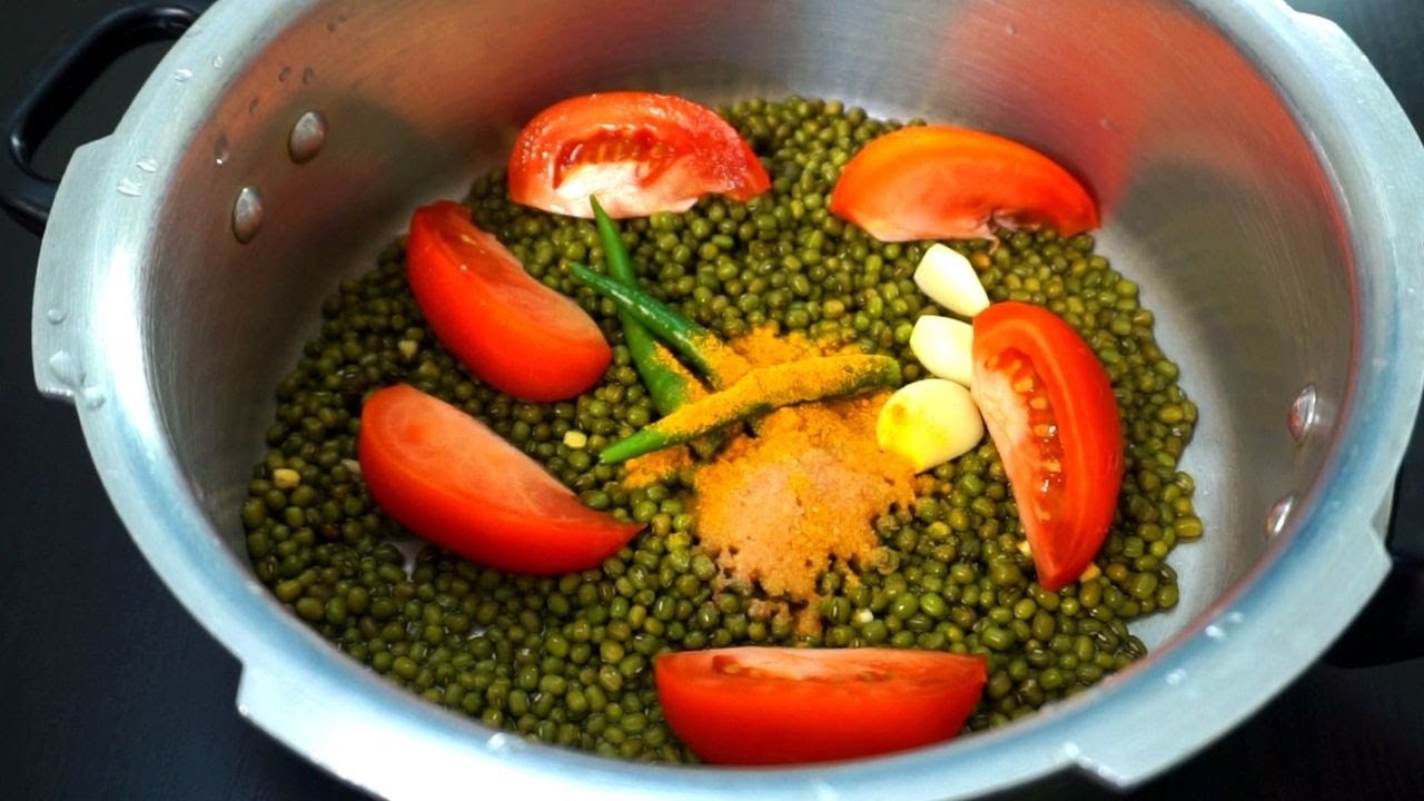 തേങ്ങയില്ലാത്ത ചെറുപയർ കറി/Green gram curry/Tasty Cherupayar Curry