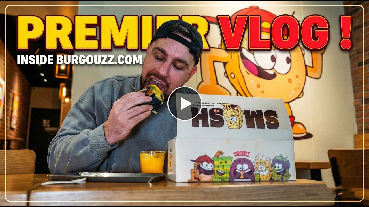 @Valouzz_  TESTE LES NOUVEAUX BURGERS ! 🍔 (C'est une dinguerie ?) VLOG BURGOUZZ #1