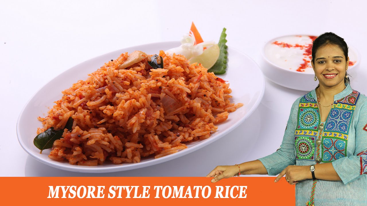 MYSORE STYLE TOMATO RICE - Mrs Vahchef
