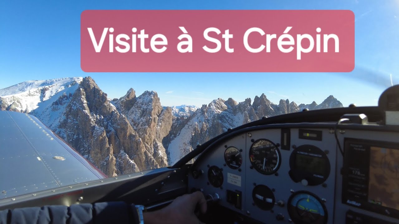 Aérodrome alpin : Mont Dauphin-Saint Crépin, Hautes-Alpes. Novembre 2024
