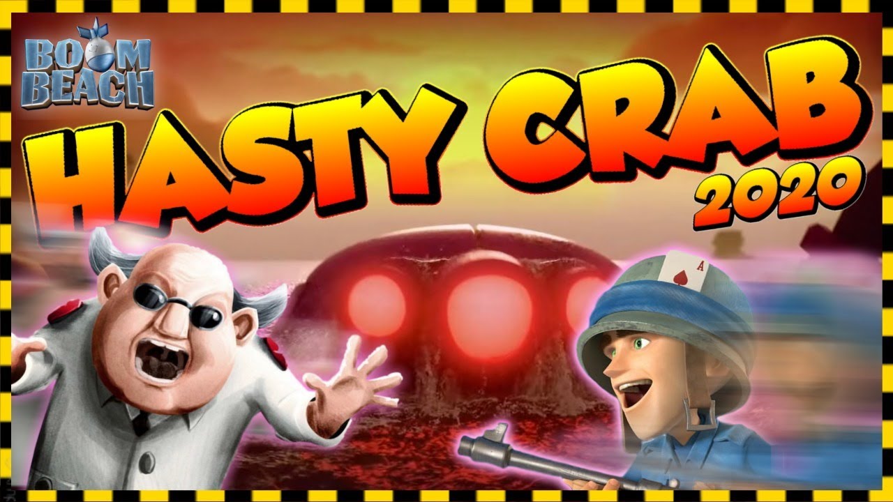 HASTY MEGA CRAB 2020 **STAGES 1-70 ALL SOLOS**- BOOM BEACH