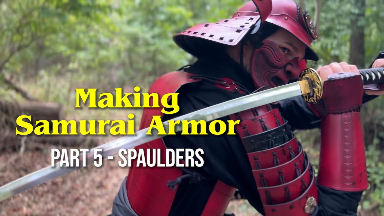 Making Samurai Armor Part 5 - Spaulders 