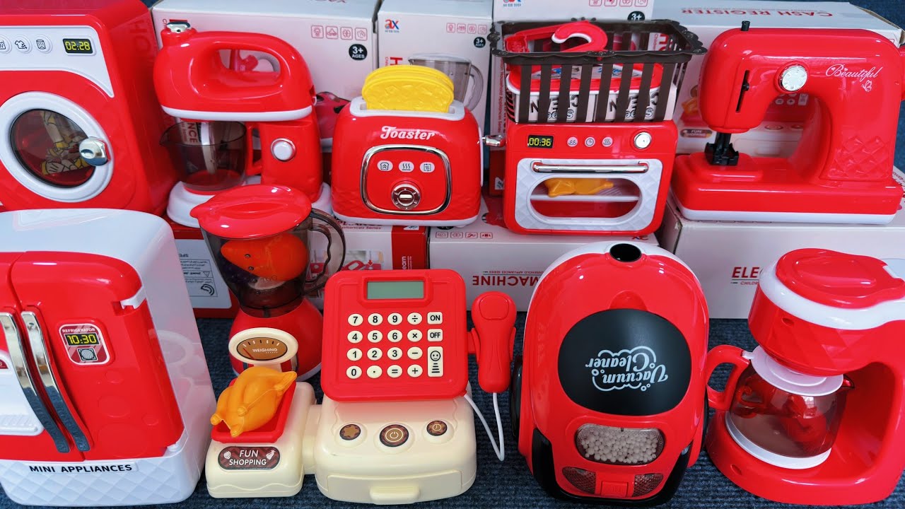 11 Minutes Satisfying with Unboxing Automatic Kitchen Appliance Playset ASMR No Talking｜Review Toys