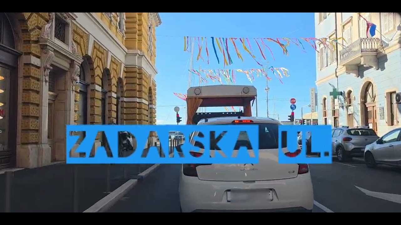 Rijeka u Vožnji ☀️ | Krnjevo – Tower Center – Vežica | 4K Drive