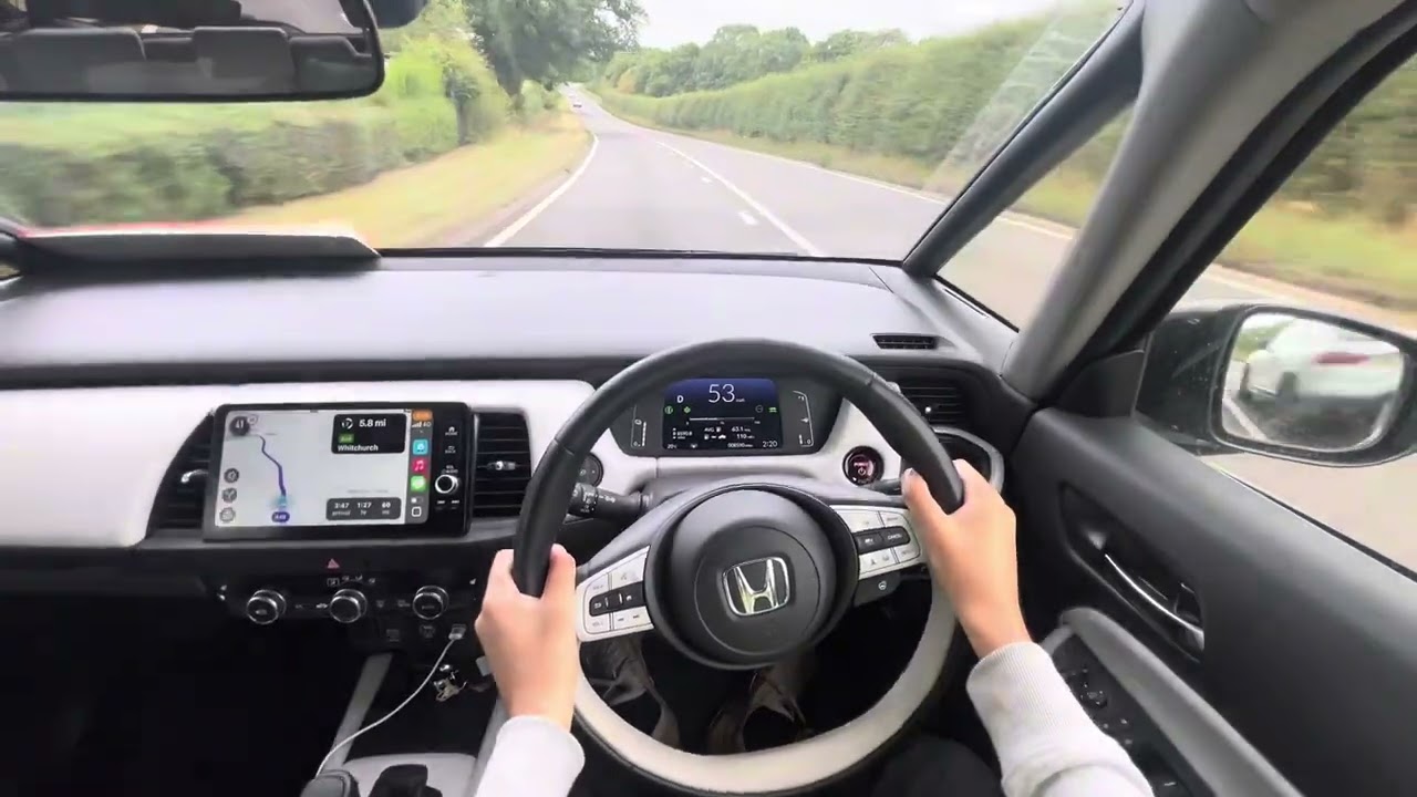 Driving The Goofiest Looking Car - Honda Jazz Hybrid POV