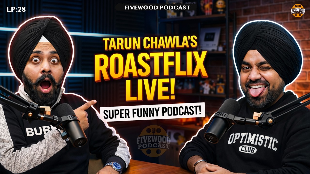 😂 ਪੂਰਾ ਖੱਪੀ ਬੰਦਾ | Funniest Podcast Ever 😂 | Tarun Chawla on Fivewood Podcast | Ballie Batth | EP 28