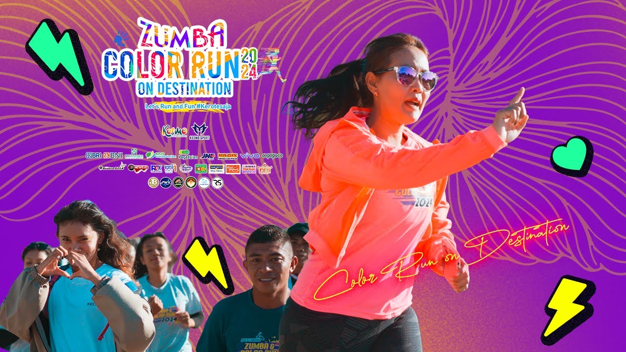 Zumba and Color Run on Destination Rote Ndao 2024