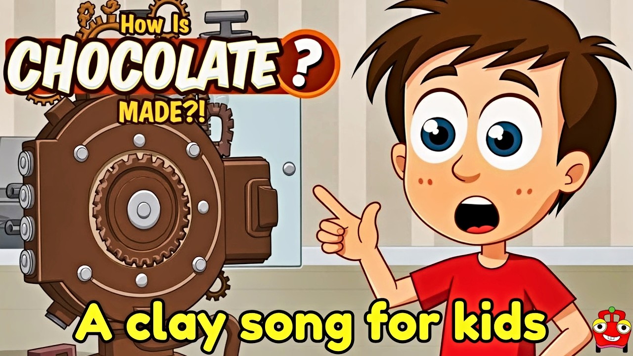 How It's Made: Chocolate! 🍫 | Fun Claymation Song for Kids 🎶 | DidaduTV