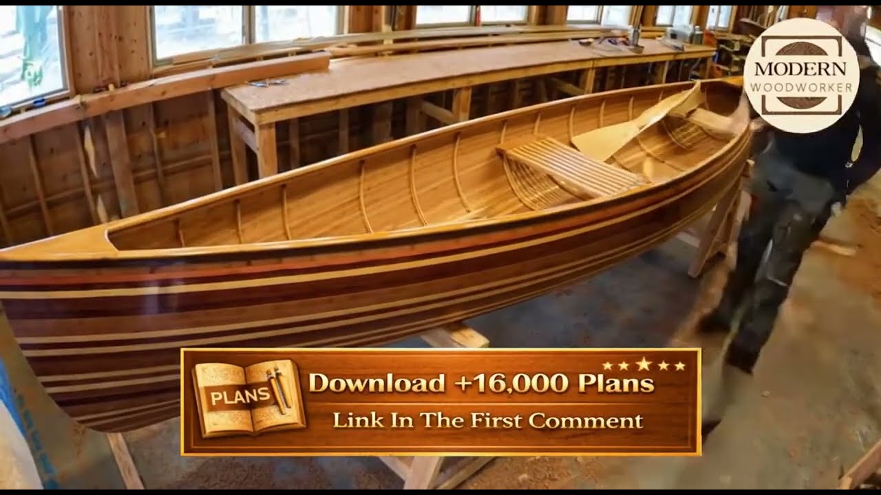 Building a Canoe Step by Step with Powerful Boat Building Plans Anyone Can Use