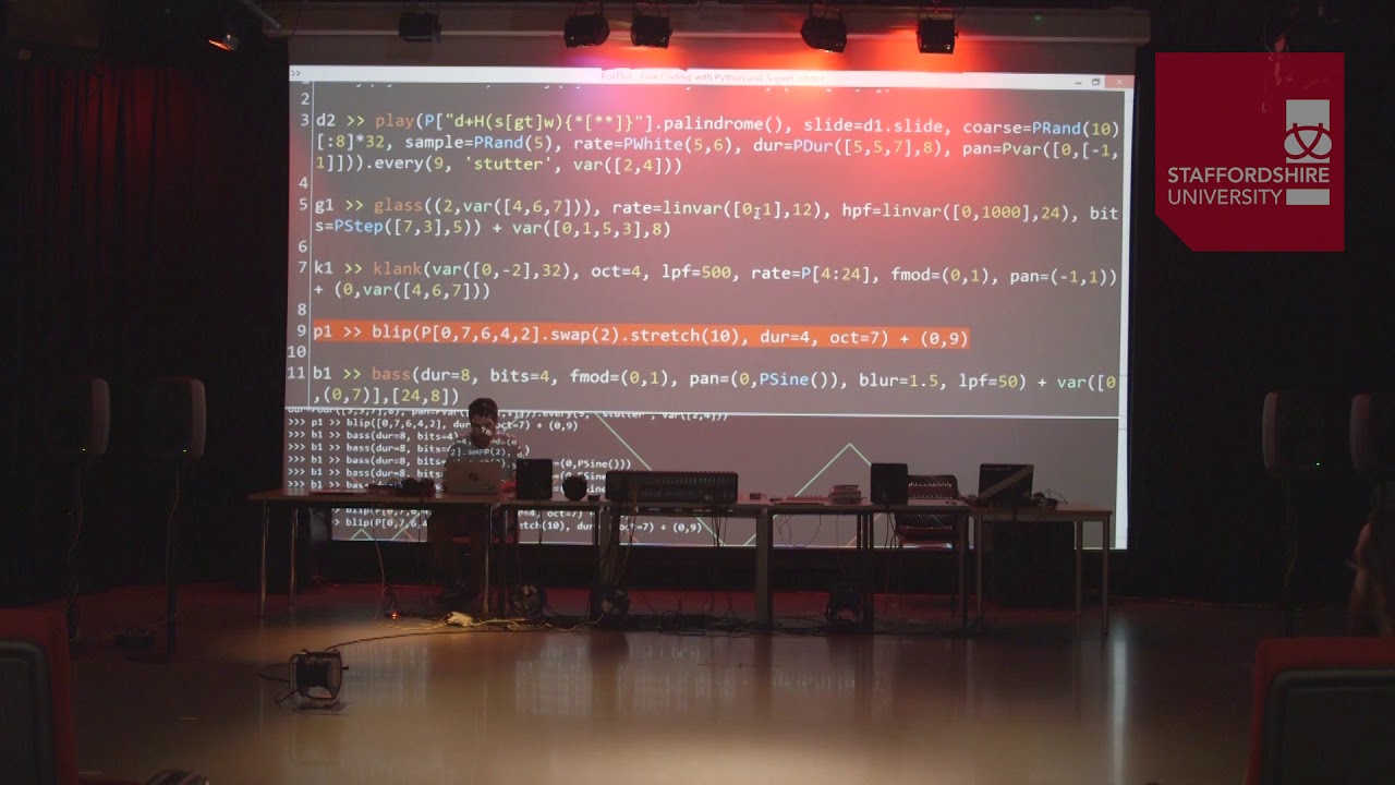 Noisefloor 2017: Ryan Kirkbride &ndash; Control and Return: A Live Coding Improvisation