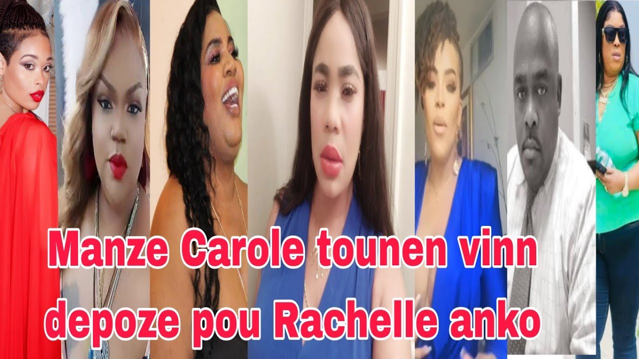 Rachelle jwenn ak pali/Manze Carole retounen vinn detripel anko/Gro Siwo patap janm bezwen Rachelle