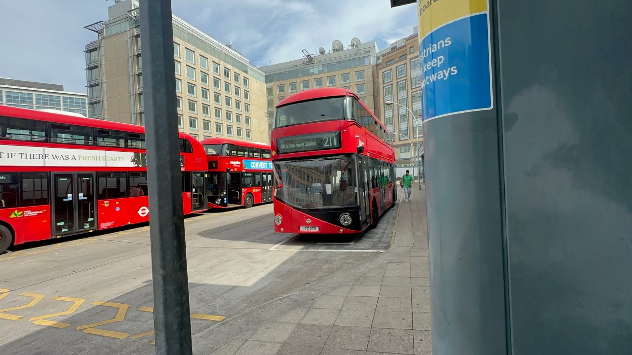 Journey on the new routemaster (LTZ1170): Route 211 to Hammersmith Bus Station