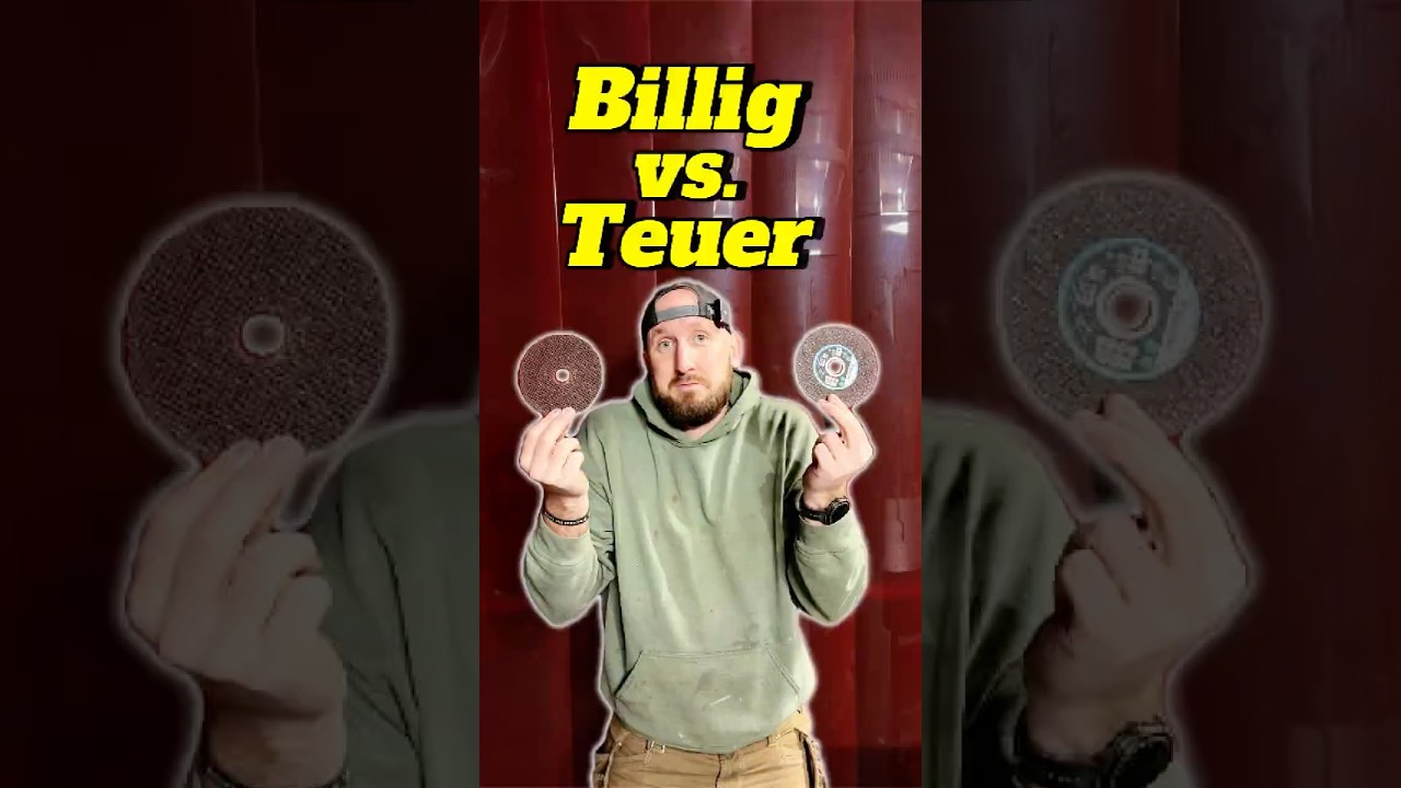 Trennscheiben: Was schneidet besser, Teuer oder Billig