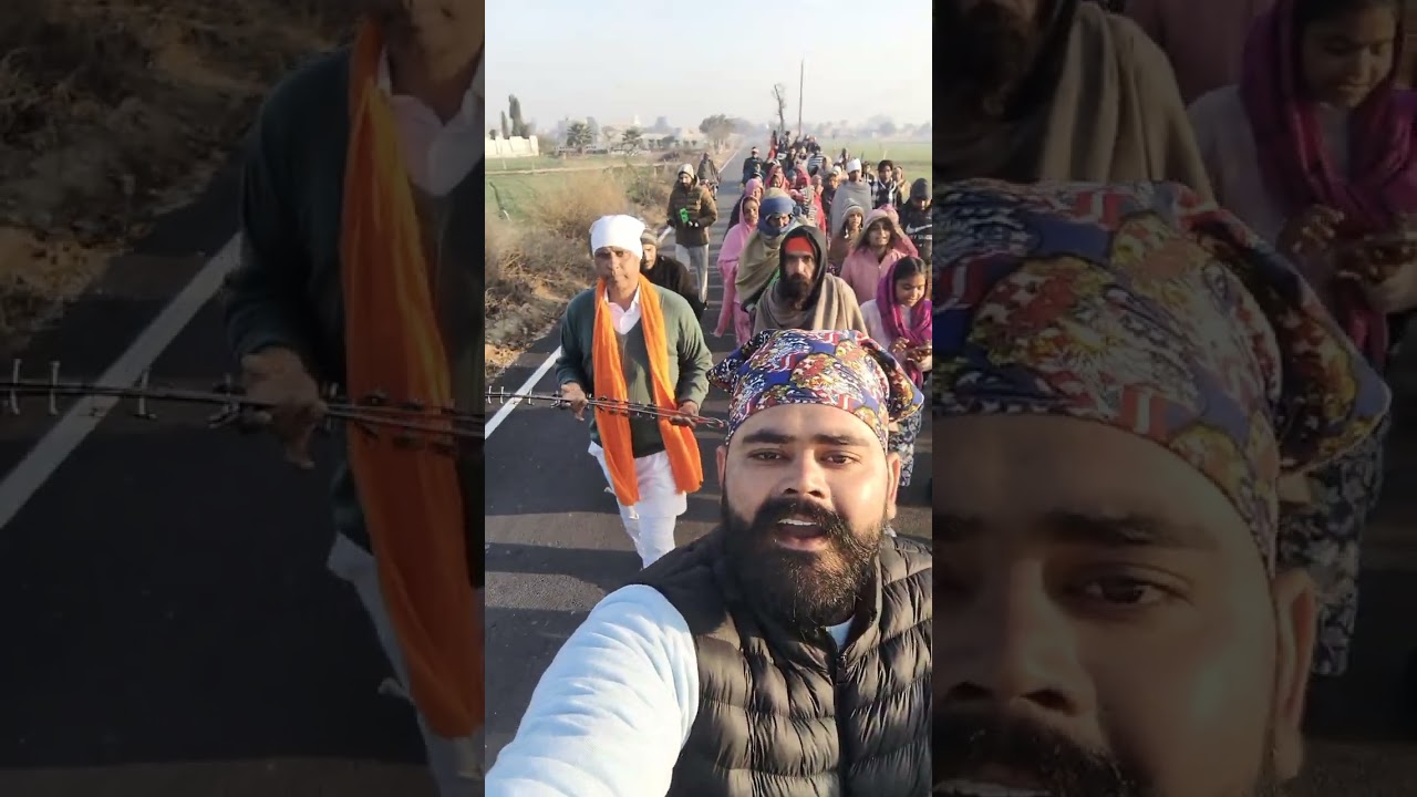 ਸ਼੍ਰੀ ਗੁਰੂ ਰਵਿਦਾਸ ਮਹਾਰਾਜ ਜੀ ਪ੍ਰਭਾਤ ਫੇਰੀ। ਪਿੰਡ ਕੋਹਾੜਿਆਂ ਵਾਲੀ ਤੋਂ ਬੁਰਜ ਹਨੂੰਮਾਨਗੜ੍ਹ 🙏🙏🙏