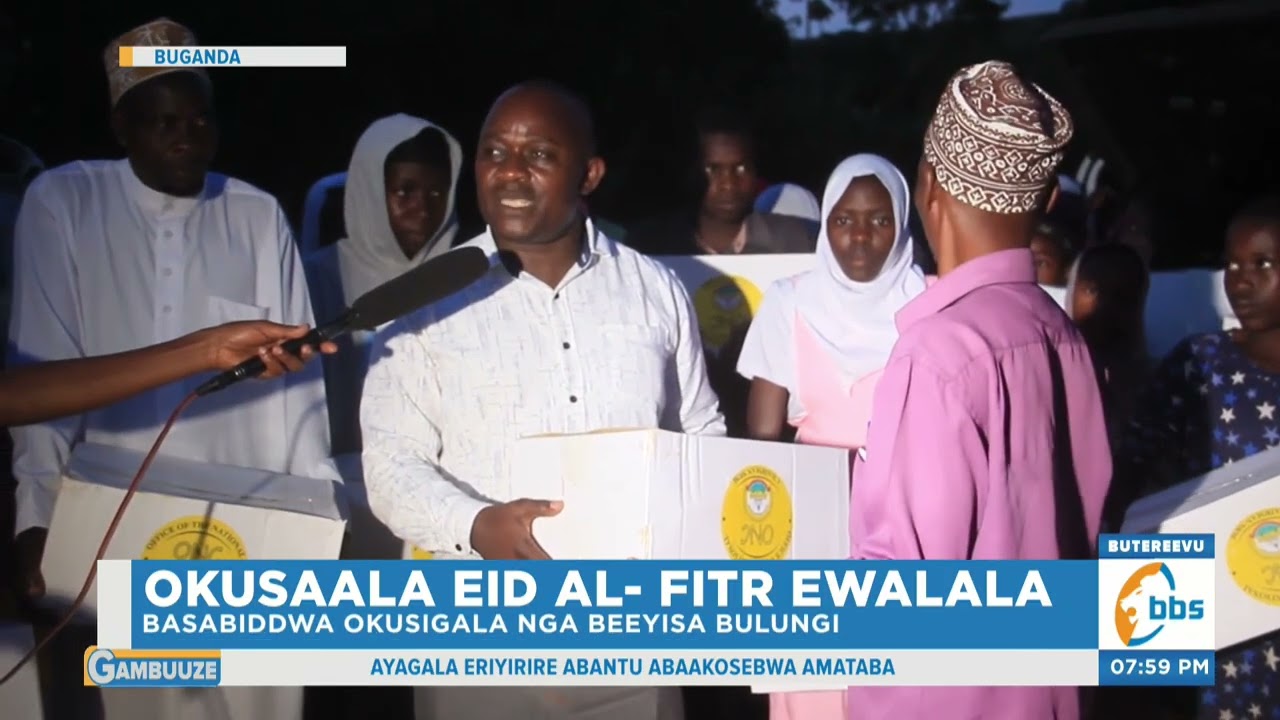 Abe Butambala ne Kalungu Basadde Eid Al- Fitr, Babasibiridde Entanda