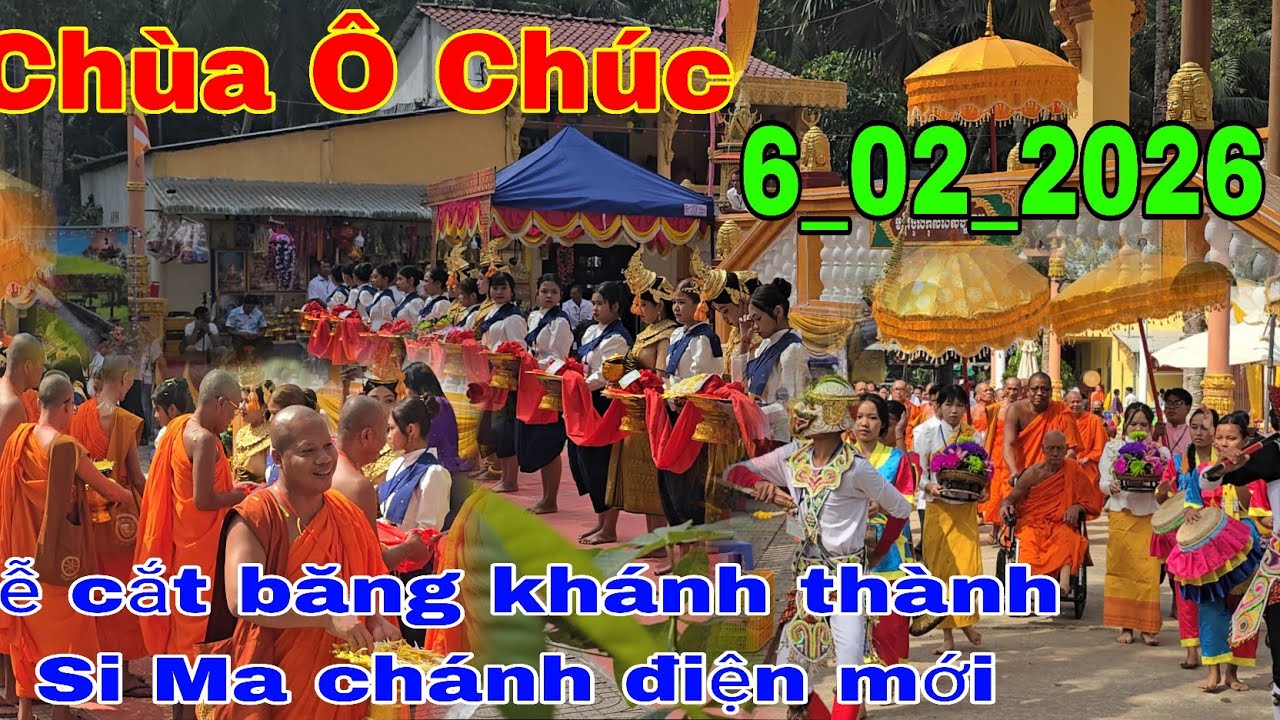✅Chùa Ô Chúc ngày đầu tiên nhập lễ kết giới sima/lễ cắt băng khánh thành kết giới sima/Sơn Tinh tv 