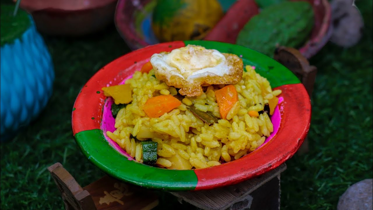 Miniature Khichuri with Fried Egg | Tiny Food Cooking | Miniature Cuisine Show