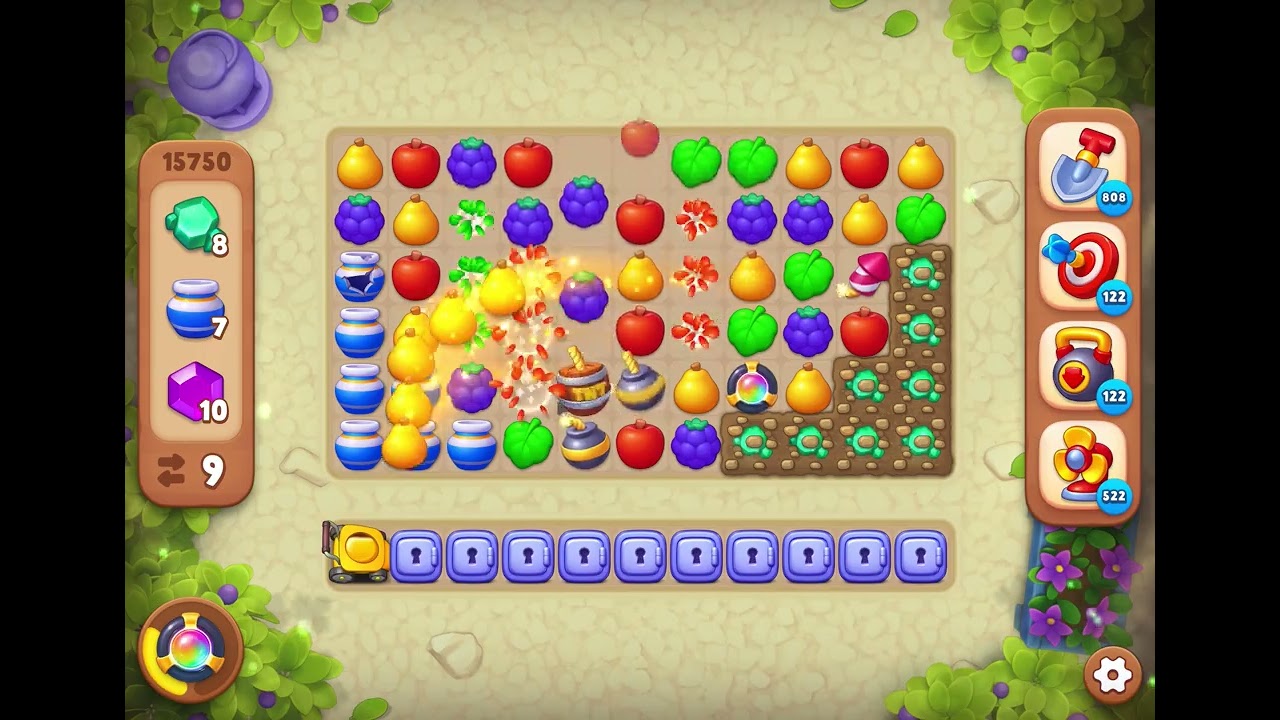 GardenScapes Level 15750 no boosters 