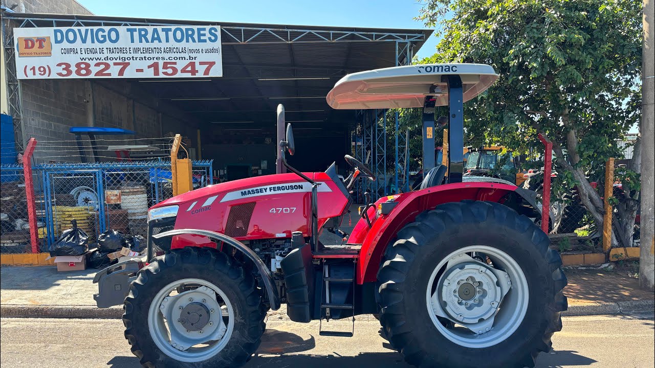 Trator Massey Ferguson 4707 4x4 Ano 2021 com creeper/redutor de velocidade a Vendaaa !! Vendidooo