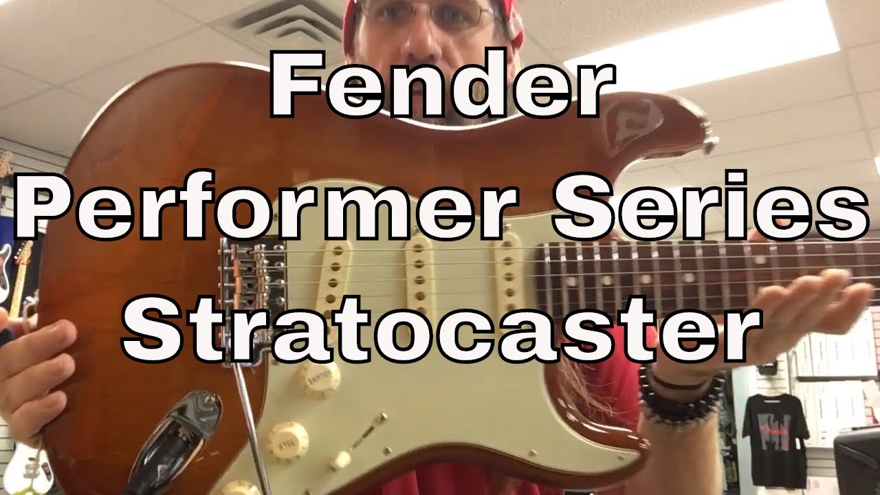 Ben tries the new Fender Performer Series Stratocaster!!