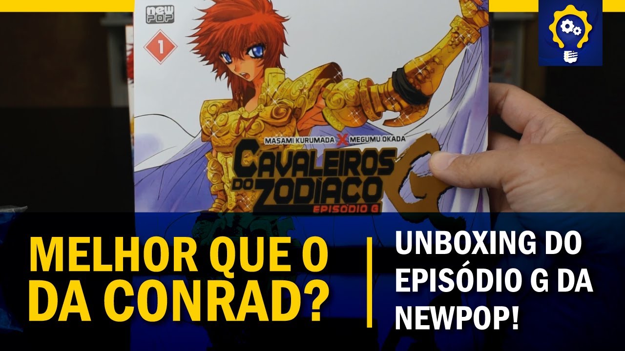 Os Cavaleiros do Zodíaco Episódio G da NewPop! Unboxing do mangá!