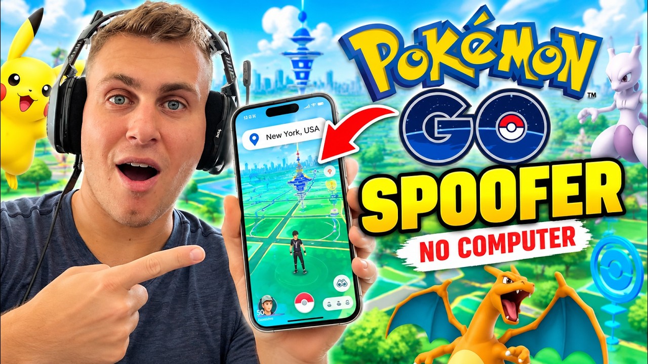 Как использовать спуфинг в Pok&eacute;mon GO в 2026 году 🔥 (Без компьютера) *НОВОЕ*