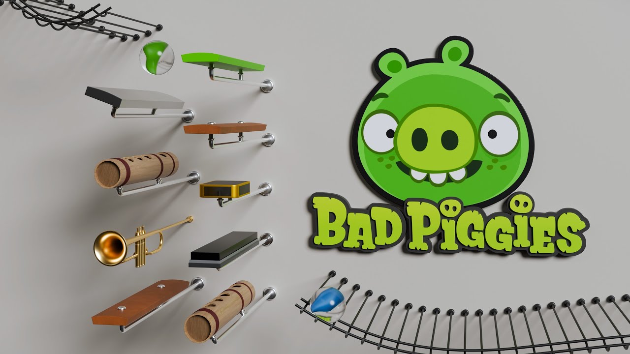 Marble Plays Bad Piggies Theme on Different Instruments!