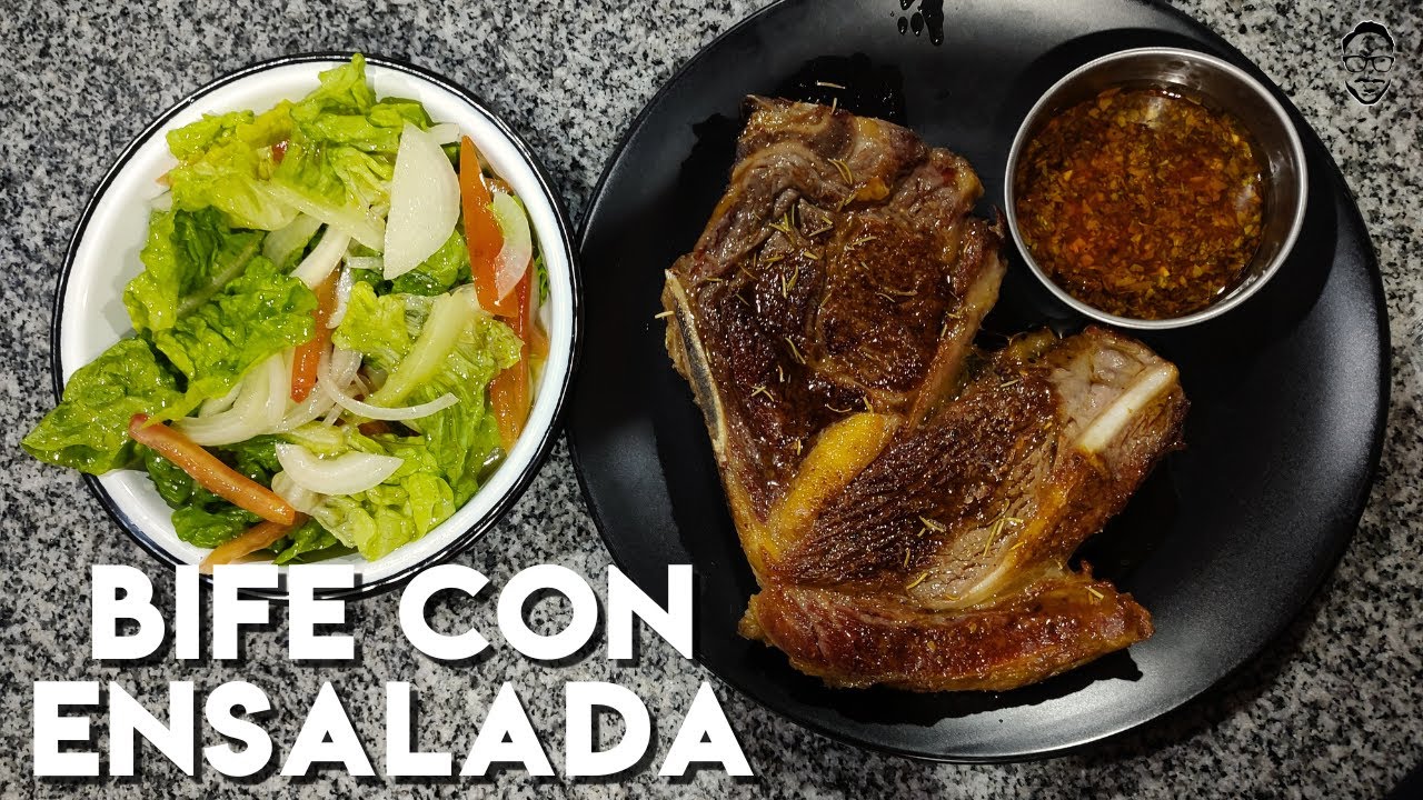 BIFE CON ENSALADA