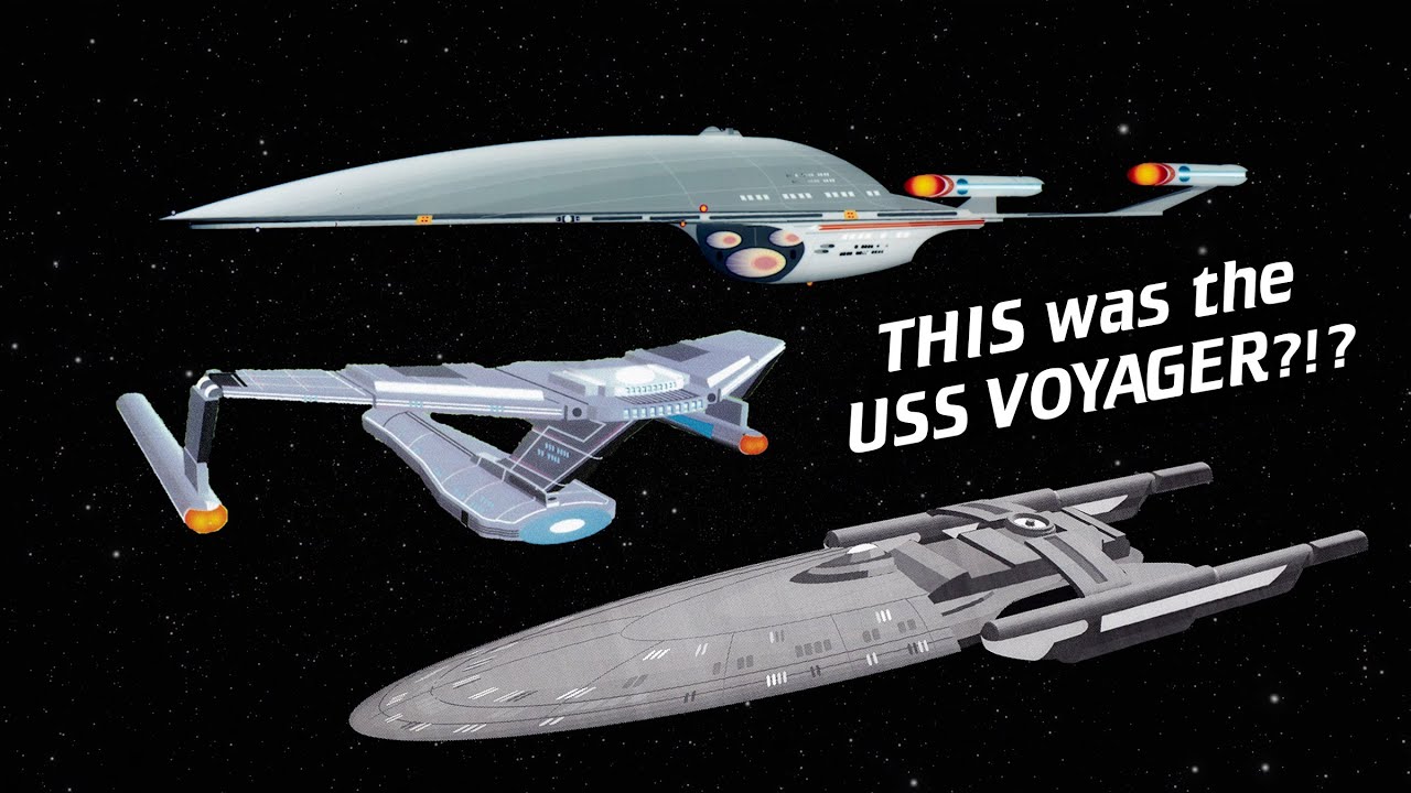 DREXLER'S TOY BOX - "The Voyager Not Taken" Alternate USS Voyager Designs!