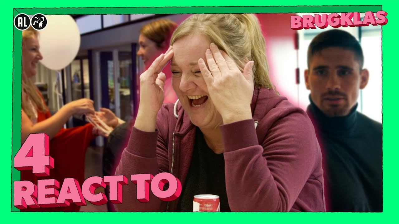 'TOEN HEB IK ECHT IETS STOMS GEZEGD!' | REACT TO 4 | BRUGKLAS S12