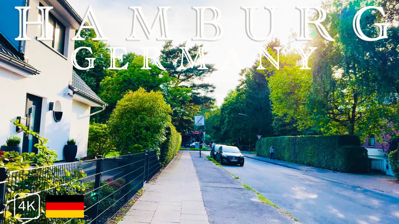 2025 4K - Germany 🇩🇪 , Hamburg Sub-Urban Streets Relaxing Walking Tour #germany #subscribe 👍