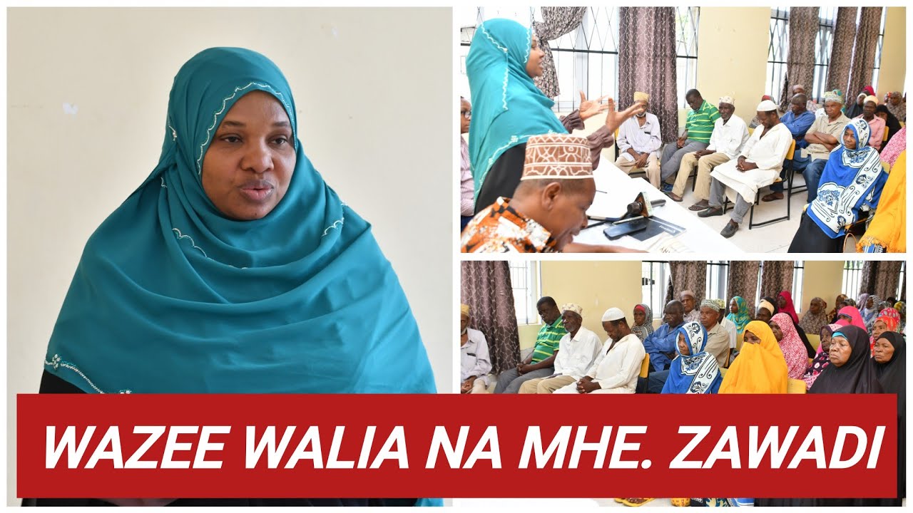 Wazee na watu wa mazingira Magumu wamlilia Mhe. Zawadi, vilio vya changamoto zao huko Mkokotoni Znz