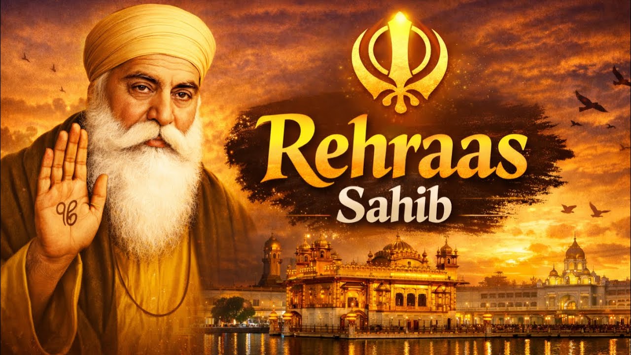 Rehraas Sahib Full Path // ਰਹਿਰਾਸ ਸਾਹਿਬ ਪਾਠ // ਸ਼ਾਮ ਵੇਲੇ ਦਾ ਪਾਠ 