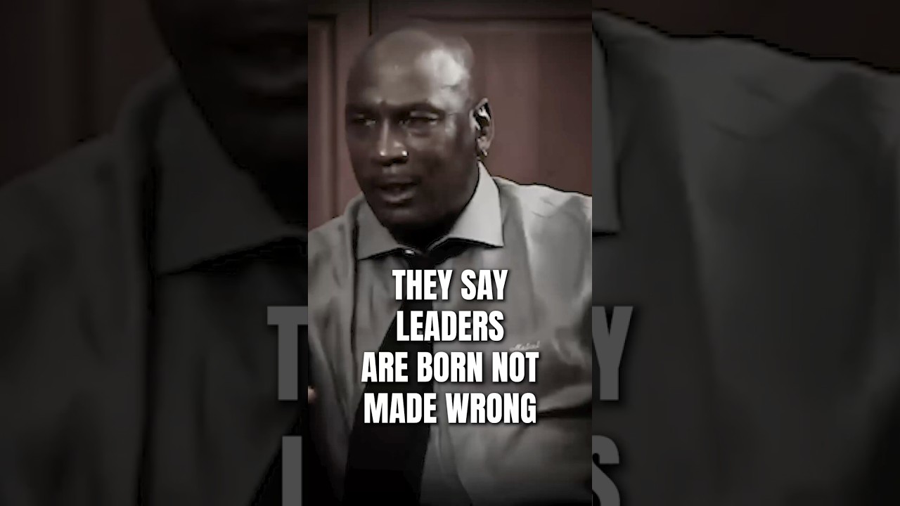 Leaders Aren&rsquo;t Born They&rsquo;re Made - Michael Jordan - #Leadership #Accountability