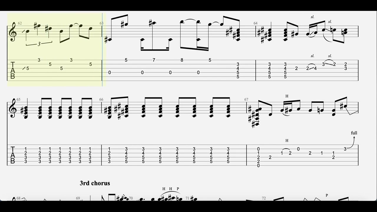 Suede So Young ,Tab,MMO,Backing Track,Standard Tuning